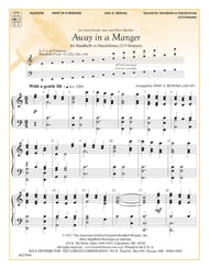 Away in a Manger Handbell sheet music cover Thumbnail